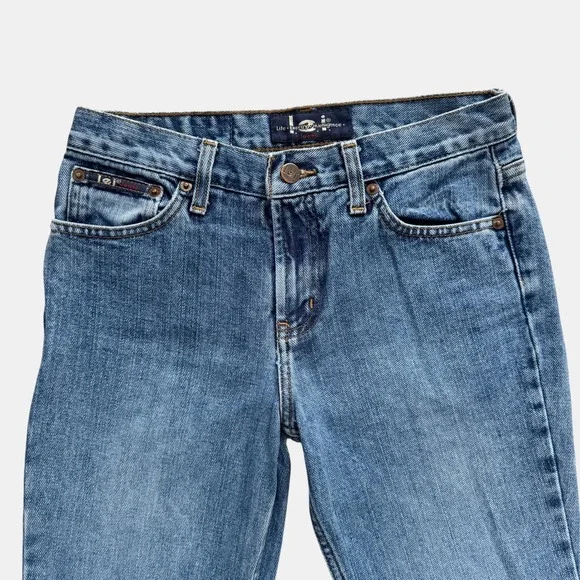 lei Jeans Vintage Y2K Bootcut Flare Juniors 5 Women's 28 100% Cotton Retro 90s - Picture 9 of 14